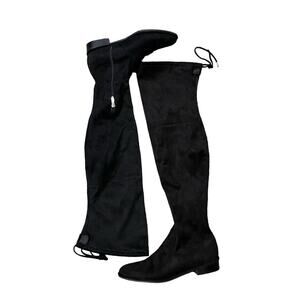 Marc Fisher Black Over the Knee OTK Boot Womens size 8